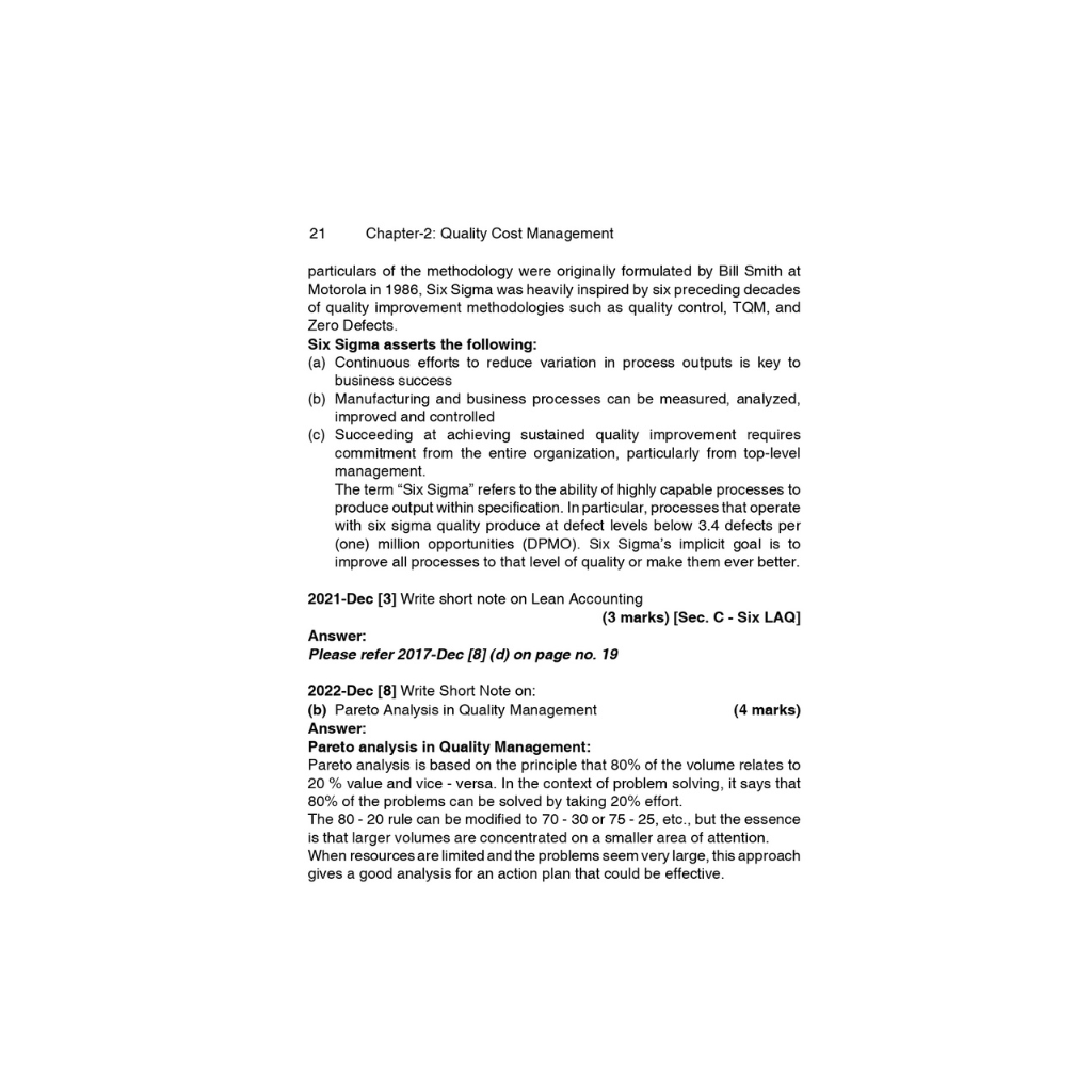 CMA Final Books Solved Paper