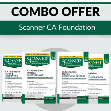 CA Foundation Combo Sep'25, Jan'26 & May'26