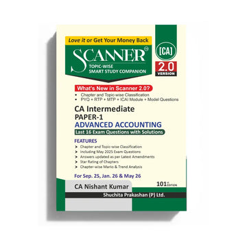 CA Inter Paper - 1 Advanced Accounting Sep'25, Jan'26 & May'26