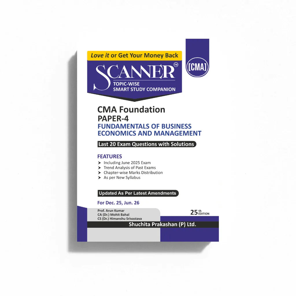 CMA Foundation Fundamentals of Business Economics and Management