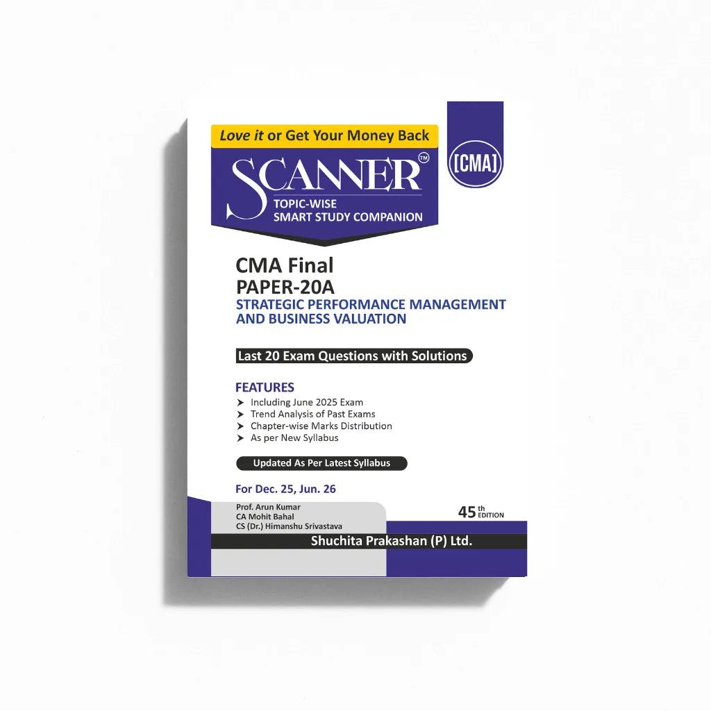 CMA Final Strategic Performance Management and Business Valuation