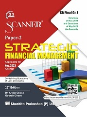 Scanner CA Final Group - I Paper - 2 Strategic Finanacial Management (Applicable for Nov. 2023) (Regular Edition)