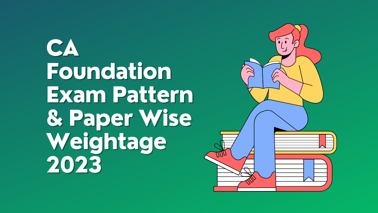 CA Foundation Exam Pattern & Paper Wise Weightage 2023