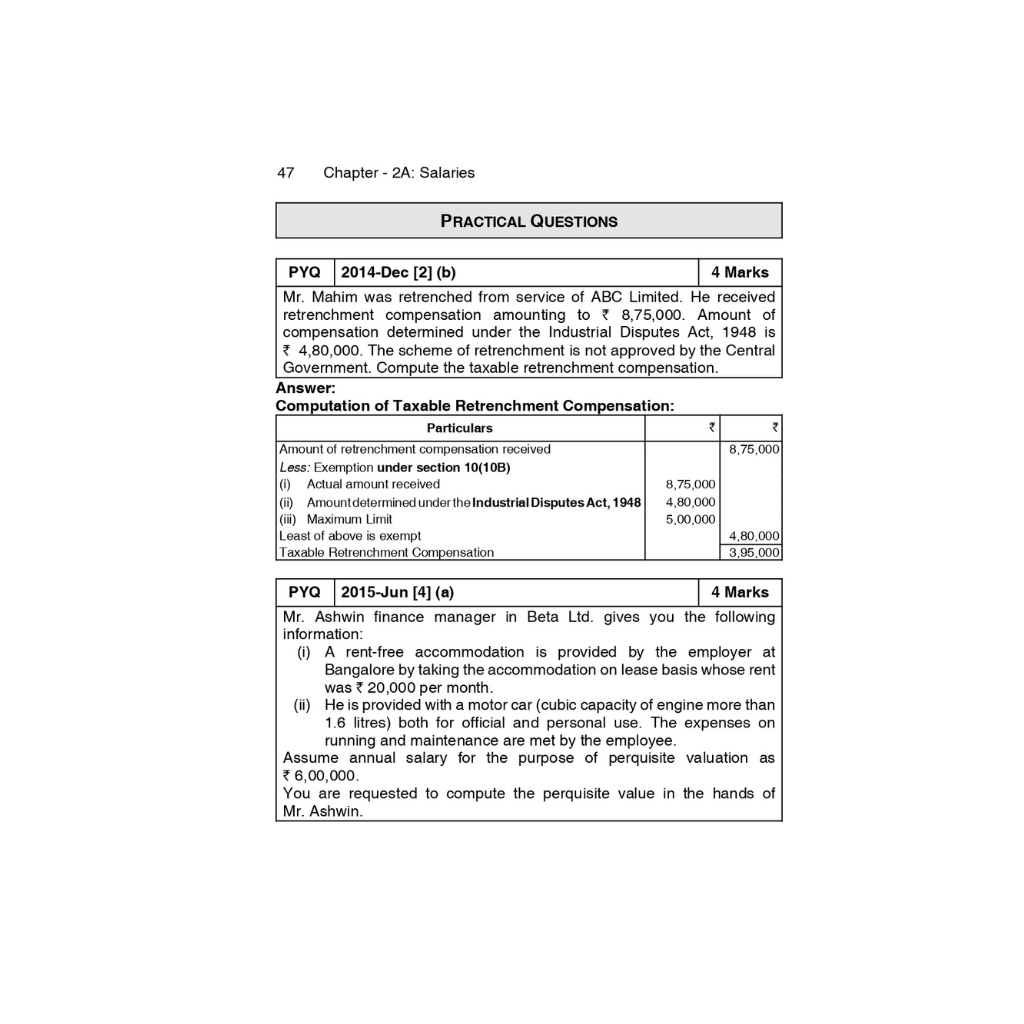 CMA Inter solved papers