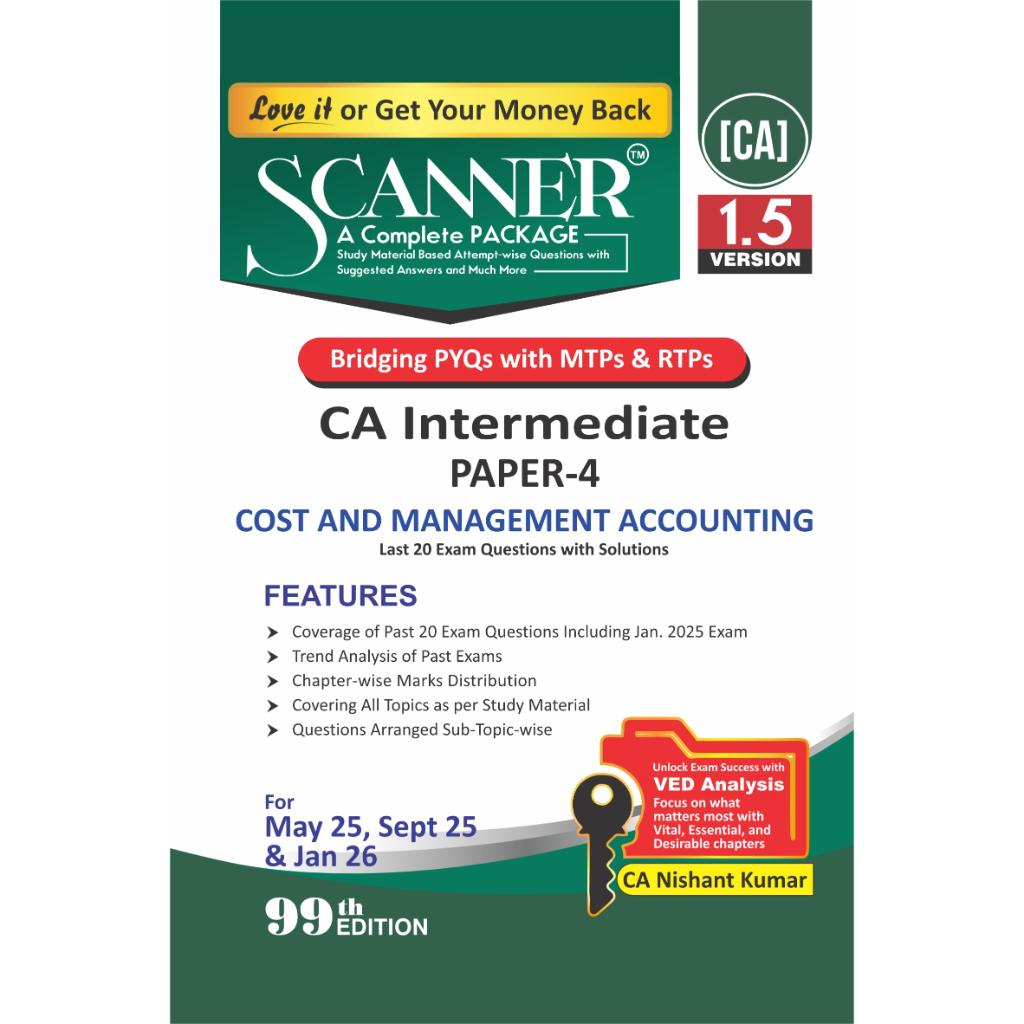 CA Inter Paper - 4 Cost and  Management Accounting