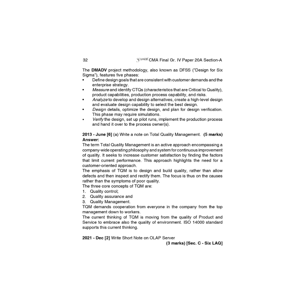 Scanner CMA Final Books