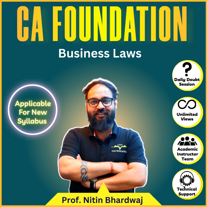 CA Foundation Professor Nitin Bhardwaj