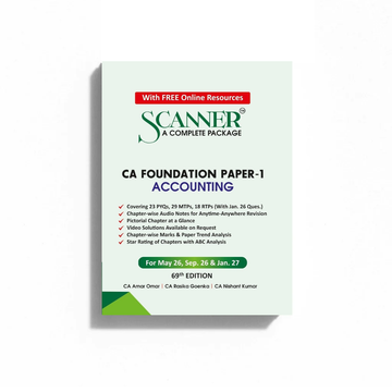 CA Foundation Paper - 1 Accounting For May 26, Sep. 26 & Jan. 27 Books available on 18-February-2026