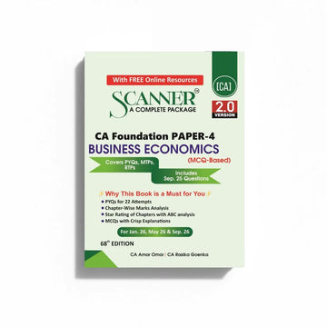 CA Foundation Paper - 4 Business Economics Jan 26, May 26 &amp; Sep 26