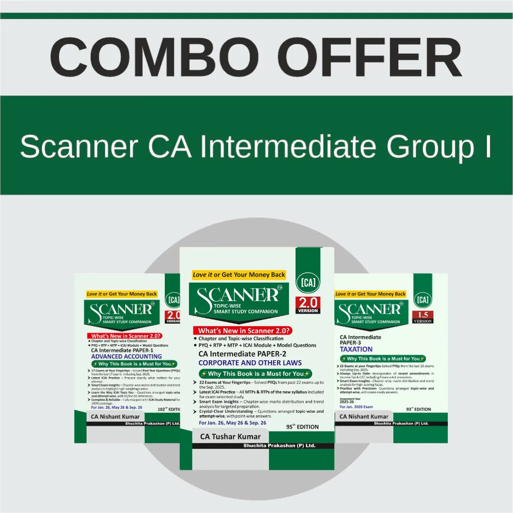 CA Inter Group 1 Combo For Jan. 26, May 26 & Sep. 26