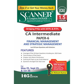 CA Inter Paper - 6 Financial Management and Strategic Management