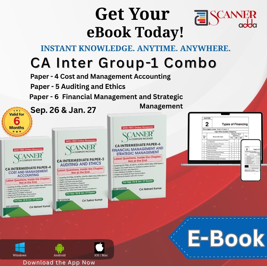 CA Inter Group 2 Combo For Sep. 26 & Jan. 27 Exams