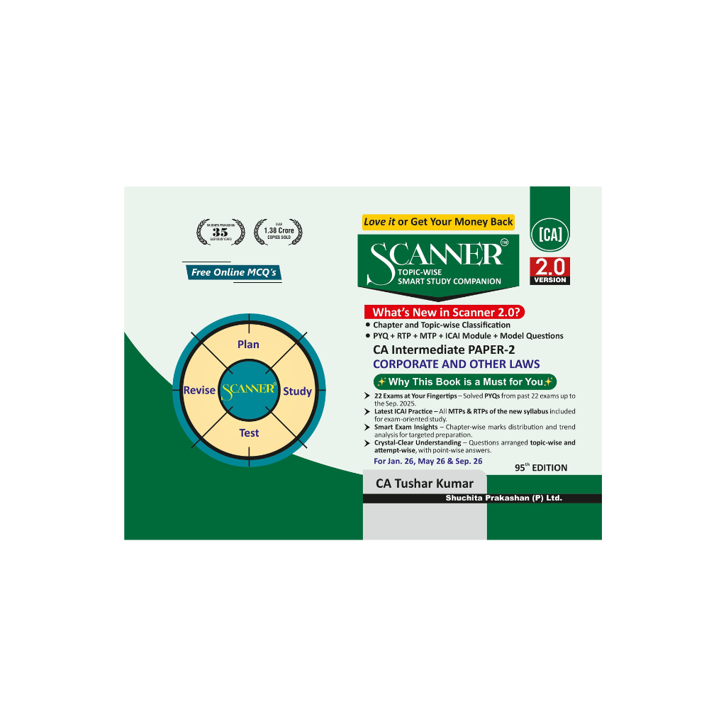 CA Inter Paper - 2 Corporate and Other Laws For Jan. 26, May 26 & Sep. 26