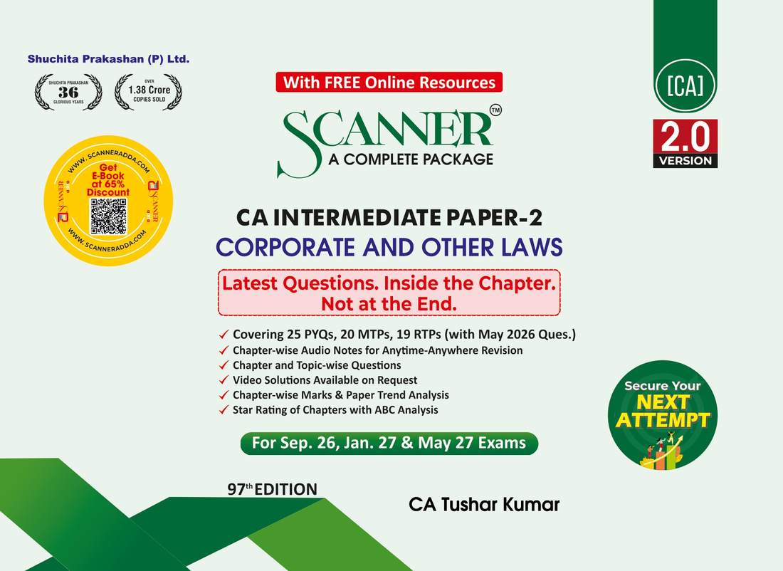 CA Inter Paper - 2 Corporate and Other Laws for Sep. 26, Jan. 27, May. 27