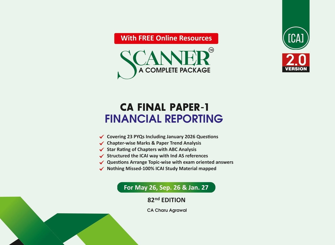 CA Final Paper - 1 Financial Reporting For May. 26, Sep 26 & Jan. 27 Exams
