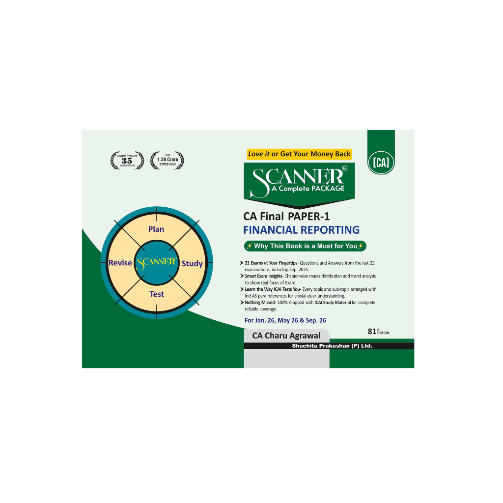 CA Final Paper - 1 Financial Reporting For Jan. 26, May 26 & Sep. 26 Exams