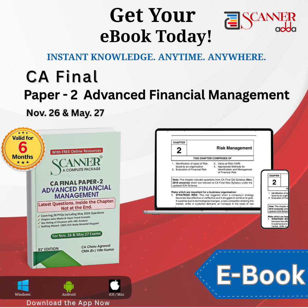 CA Final Paper - 2 Advanced Financial Management For Nov 26, May 27