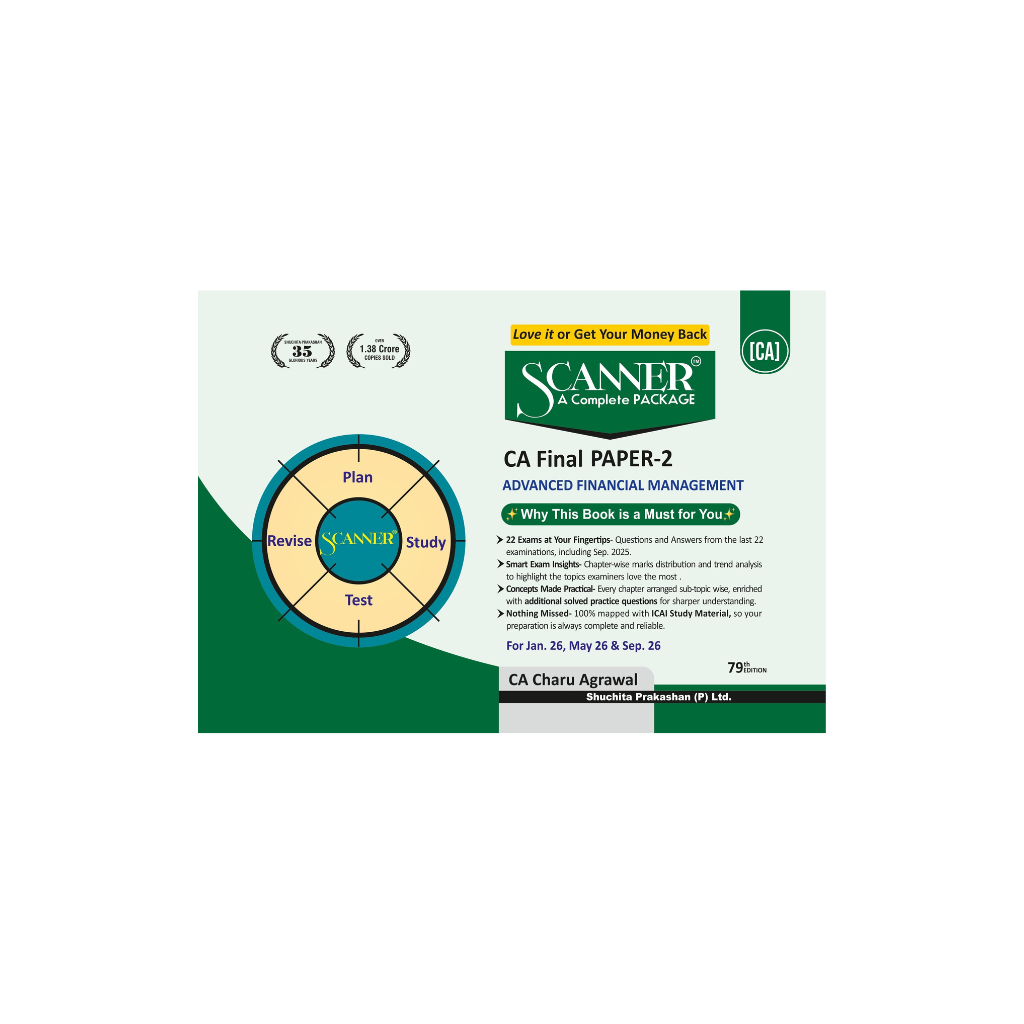 CA Final Paper - 2 Advanced Financial Management For Jan. 26, May 26 & Sep. 26