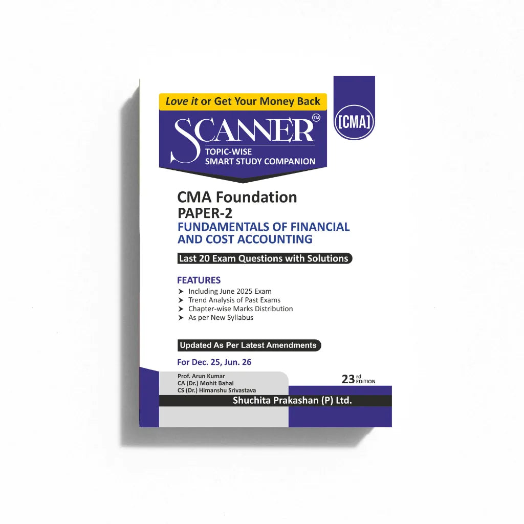 CMA Foundation Fundamentals Of Financial and Cost Accounting