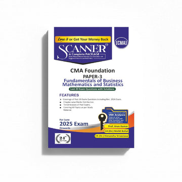 CMA Foundation Paper - 3 Fundamentals of Business Mathematics and Statistics