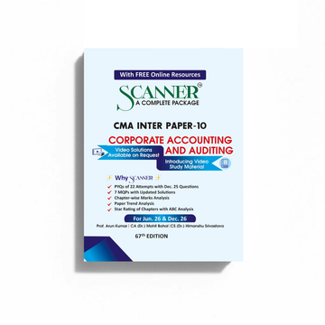 CMA Inter Paper - 10 Corporate Accounting and Auditing Jun'26, Dec'26