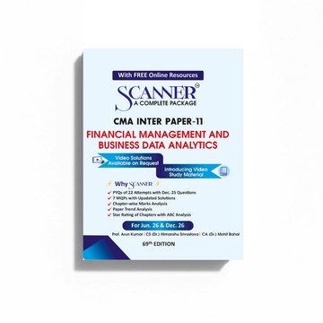 CMA Inter Paper - 11 Financial Management and Business Data Analytics Jun'26, Dec'26