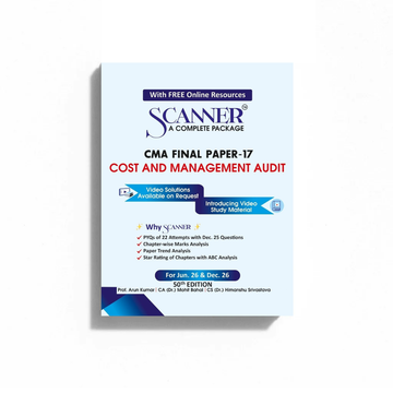 CMA Final Paper - 17 Cost and Management Audit For Jun'26, Dec'26