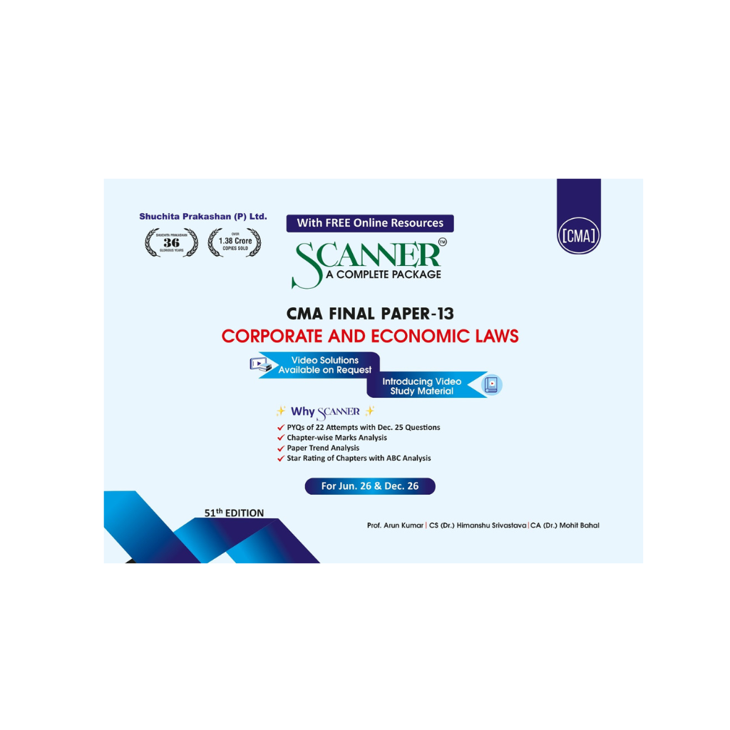 CMA Final Paper - 13 Corporate and Economic Laws Jun'26, Dec'26