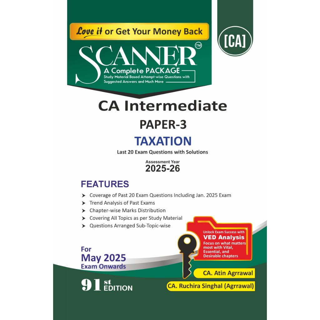 CA Inter Paper - 3 Taxation