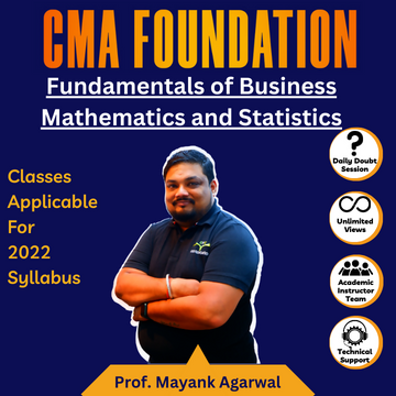 Fundamentals of Business Mathematics and Statistics By Professor Mayank Agarwal