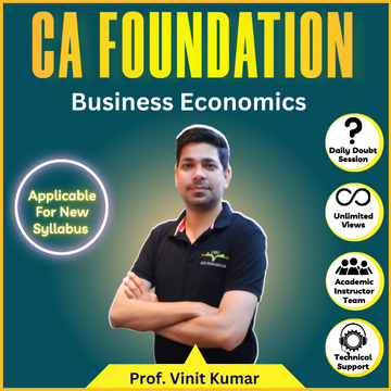 CA Foundation Professor Vinit Kumar