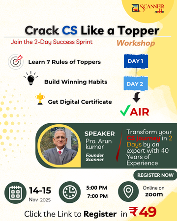 Crack CS like a Topper Workshop