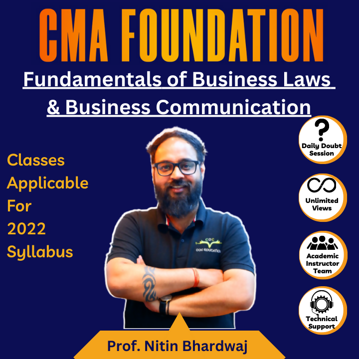 Fundamentals Of Business Laws & Business Communication By Professor Nitin Bhardwaj