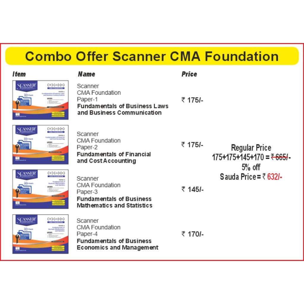 CMA Foundation Combo