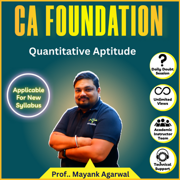 CA Foundation Professor Mayank Agarwal