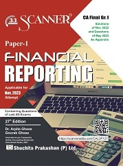 Scanner CA Final Group - I Paper - 1 Financial Reporting (Applicable for Nov. 2023) (Regular Edition)
