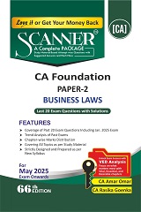 Scanner CA Foundation Paper - 2 Business Laws (Applicable for May 2025 Exam)