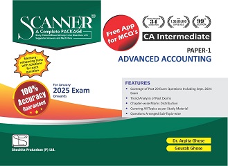 Scanner CA Intermediate Gr. I (2023 Syllabus) Paper - 1 Advanced Accounting (Applicable for Jan 2025 Onwards)